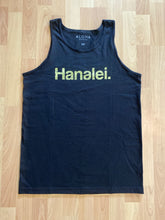 Load image into Gallery viewer, Hanalei Unisex/Men’s Black Tank Limited Edition Fundraiser Collab Aloha Modern x Hanalei Taro