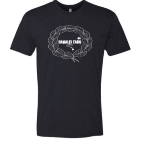 Hanalei Taro Leaf Lei around Hawaiian Island Logo Unisex Shirt