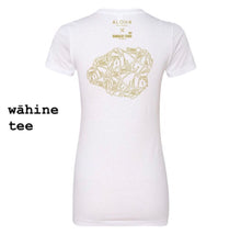 Load image into Gallery viewer, Hanalei Womenʻs White T-Shirt Limited Edition Fundraiser Collab Aloha Modern x Hanalei Taro