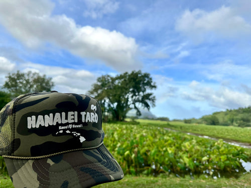 Hanalei Taro Trucker Hat - Full Camo SnapBack