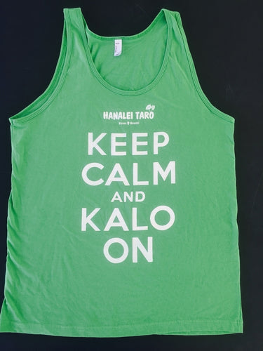Keep Calm & Kalo On Hanalei Taro Green Tank